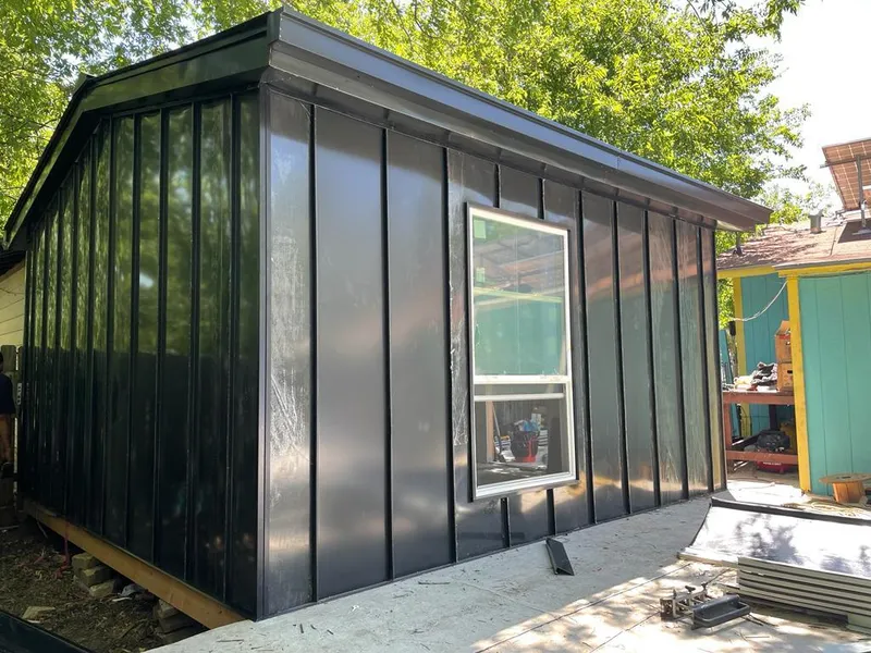 Black standing seam metal wall panels for Metal Roof Installation in Islamorada, Village of Islands