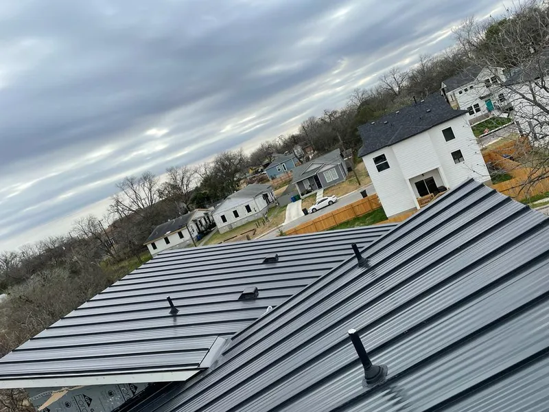Standing seam metal roof panels with vents for Skylight Repair in Islamorada, Village of Islands